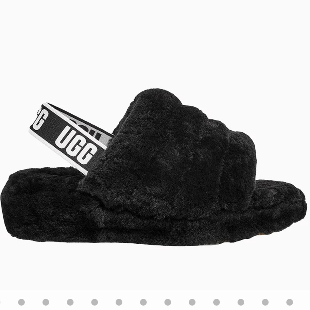Black ugg slippers